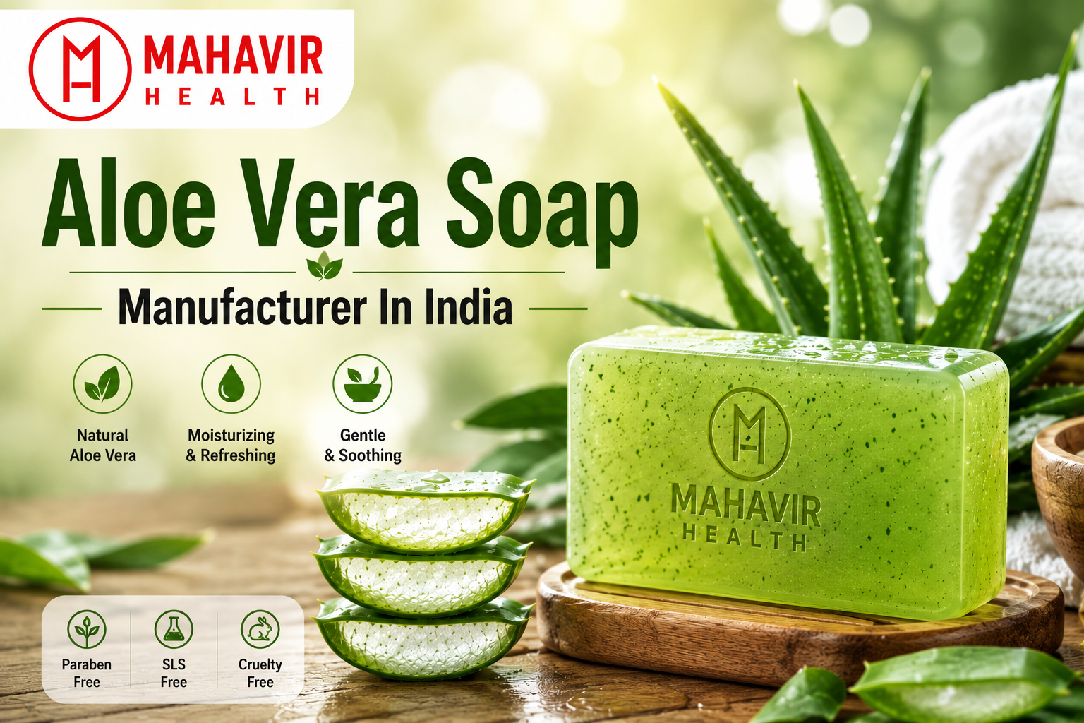 Aloe Vera Soap Manufacturer in India | Mahavir Health
