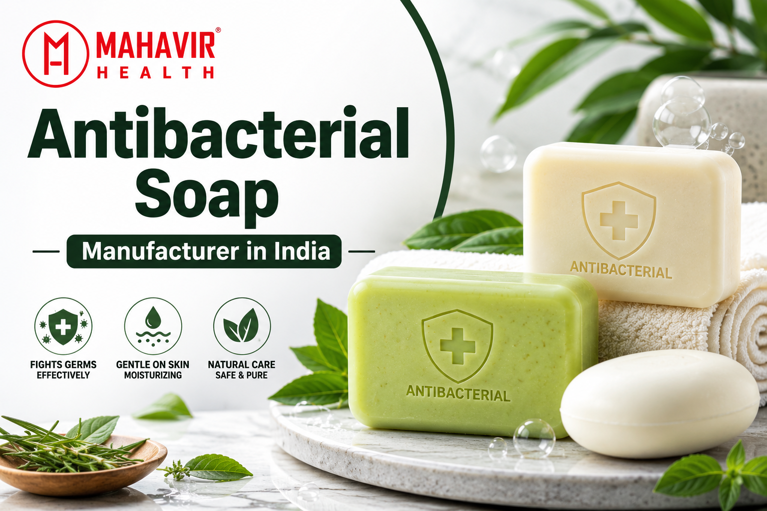 Antibacterial Soap Manufacturer in India | Mahavir Health