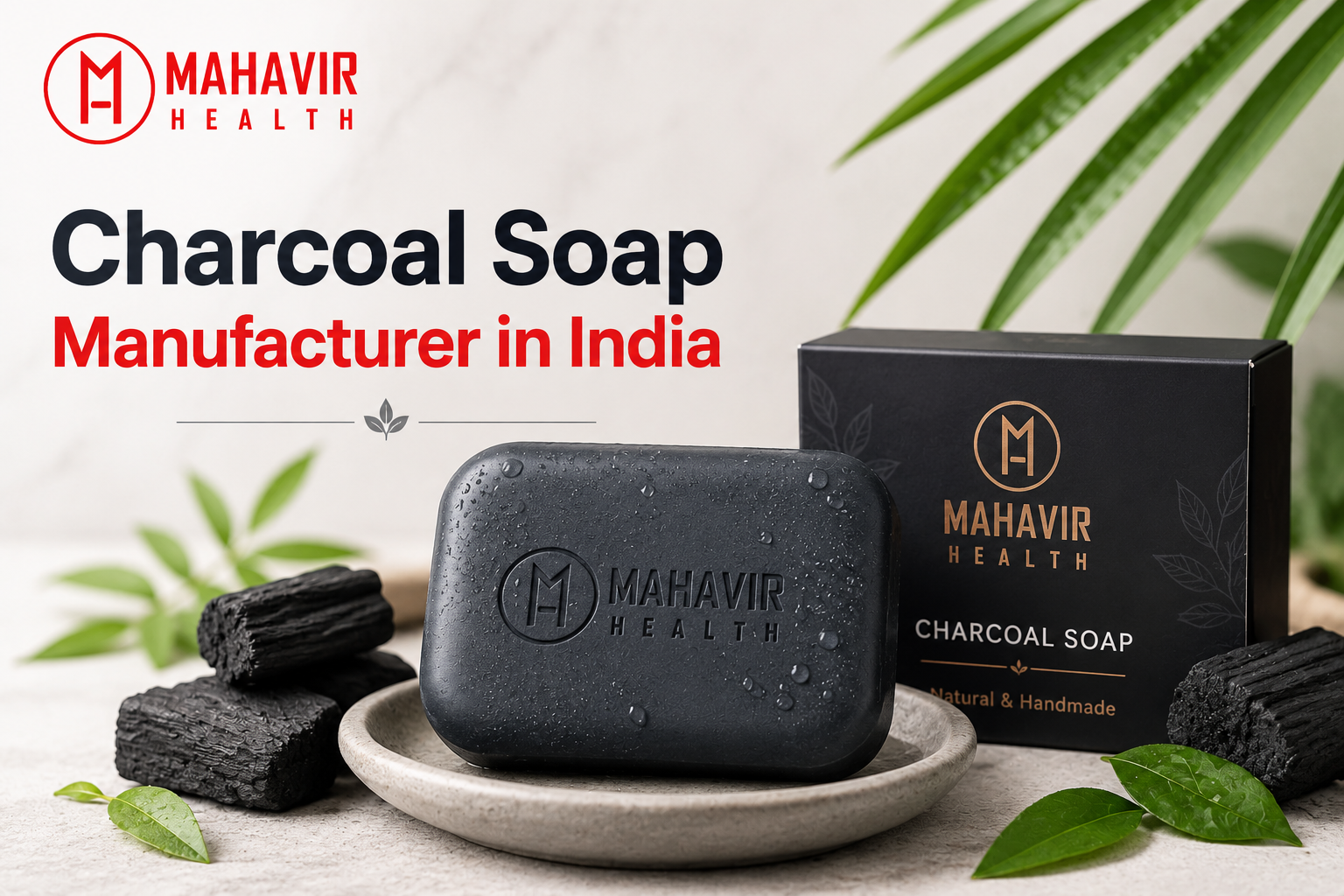 Charcoal Soap Manufacturer in India | Mahavir Health