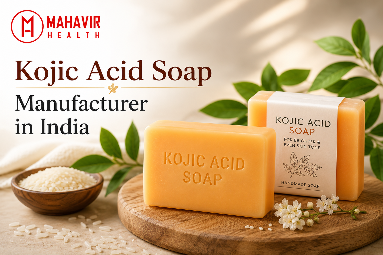 Kojic Acid Soap Manufacturer in India | Mahavir Health