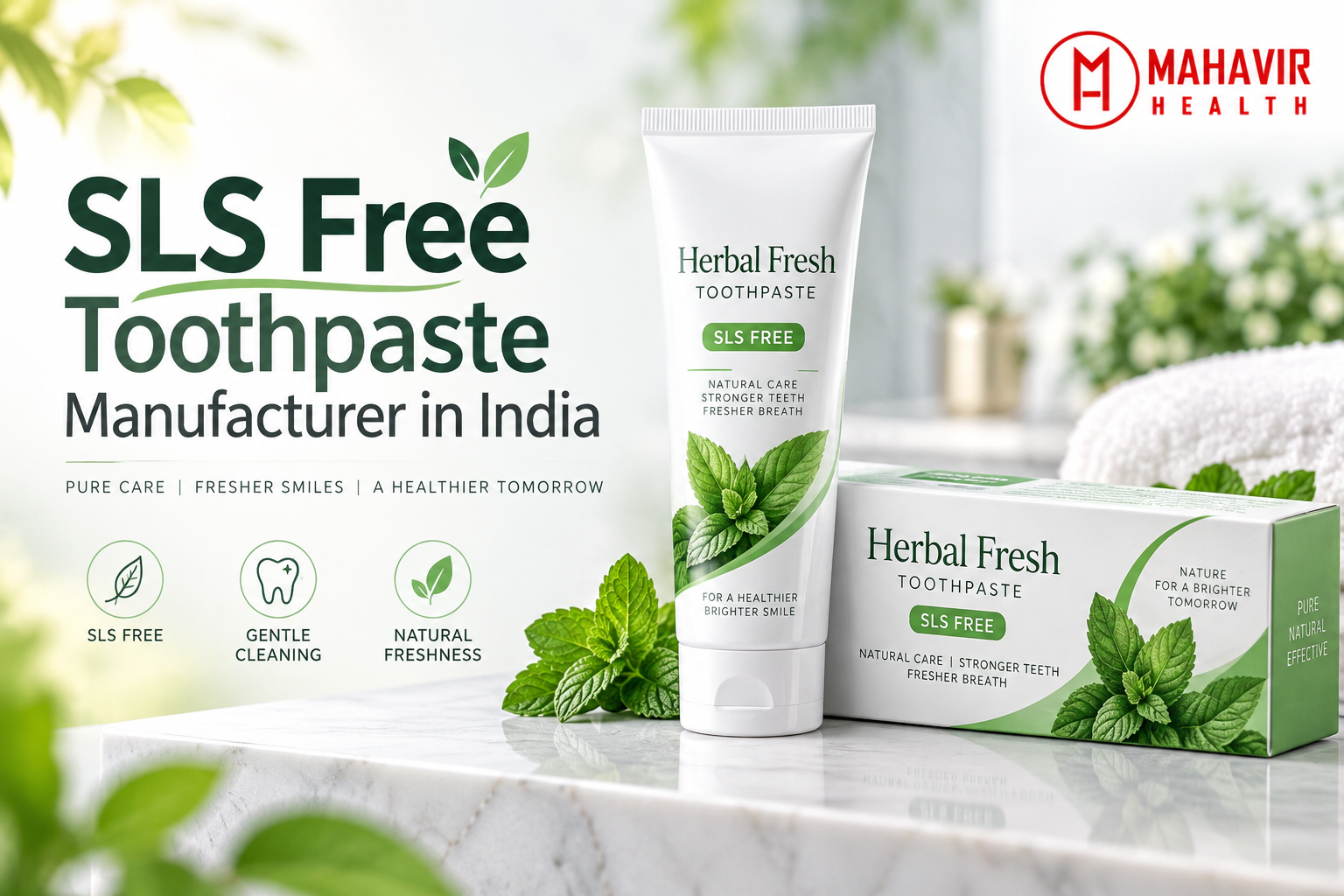 SLS Free Toothpaste Manufacturer in India Mahavir Health Oral Care Manufacturing Facility